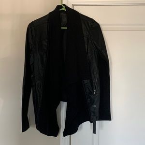 Blanknyc leather jacket with black detail size large